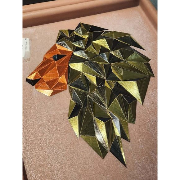 DGEmily Lion Wall Art V2 | Large-Scale Wall Decor | Custom Sizes!! - Picture 5 of 13